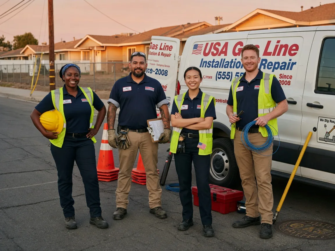 Gas Line Installation company in Cameron, IL
